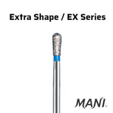 Mani Extra Shape (EX) (Special) Series Regular Shank Diamond Burs